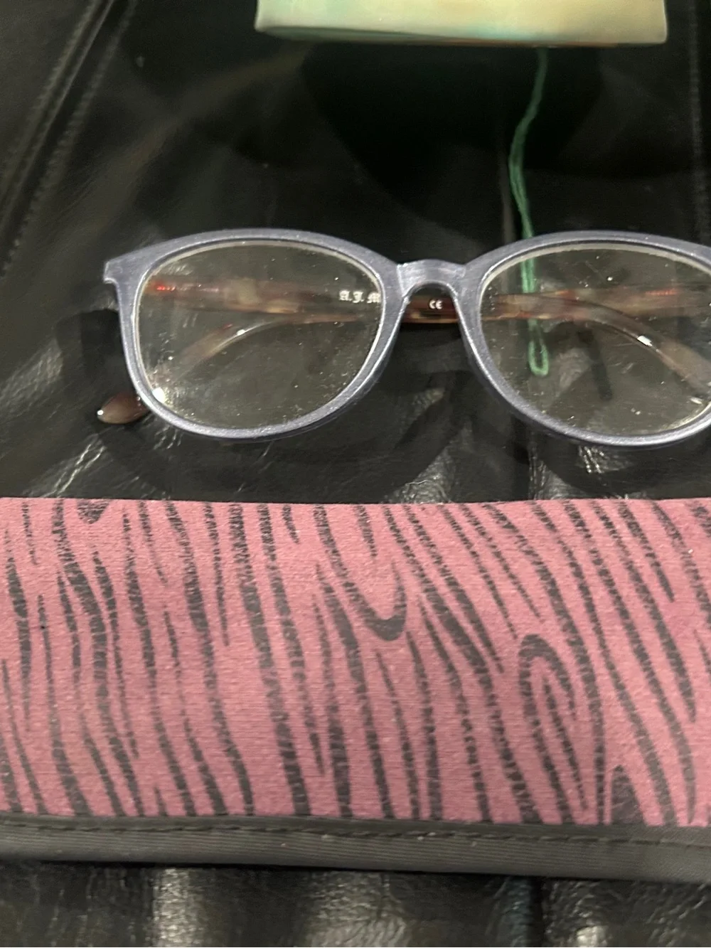 Clear Lavender Frame reading 2.25 Glasses - Classic Cat-Eye Style